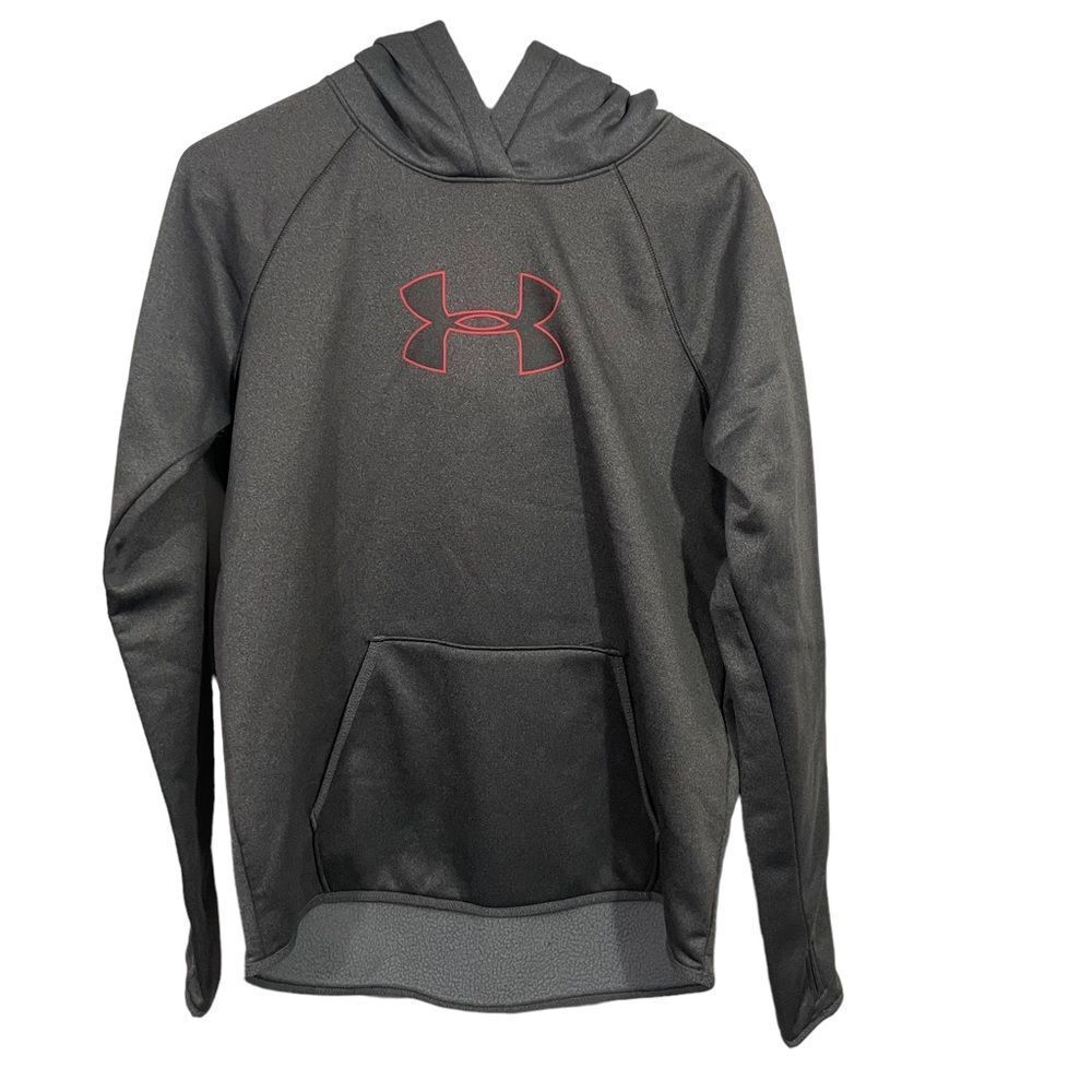 Under Armour Grey Pullover Hoodie Sweatshirt